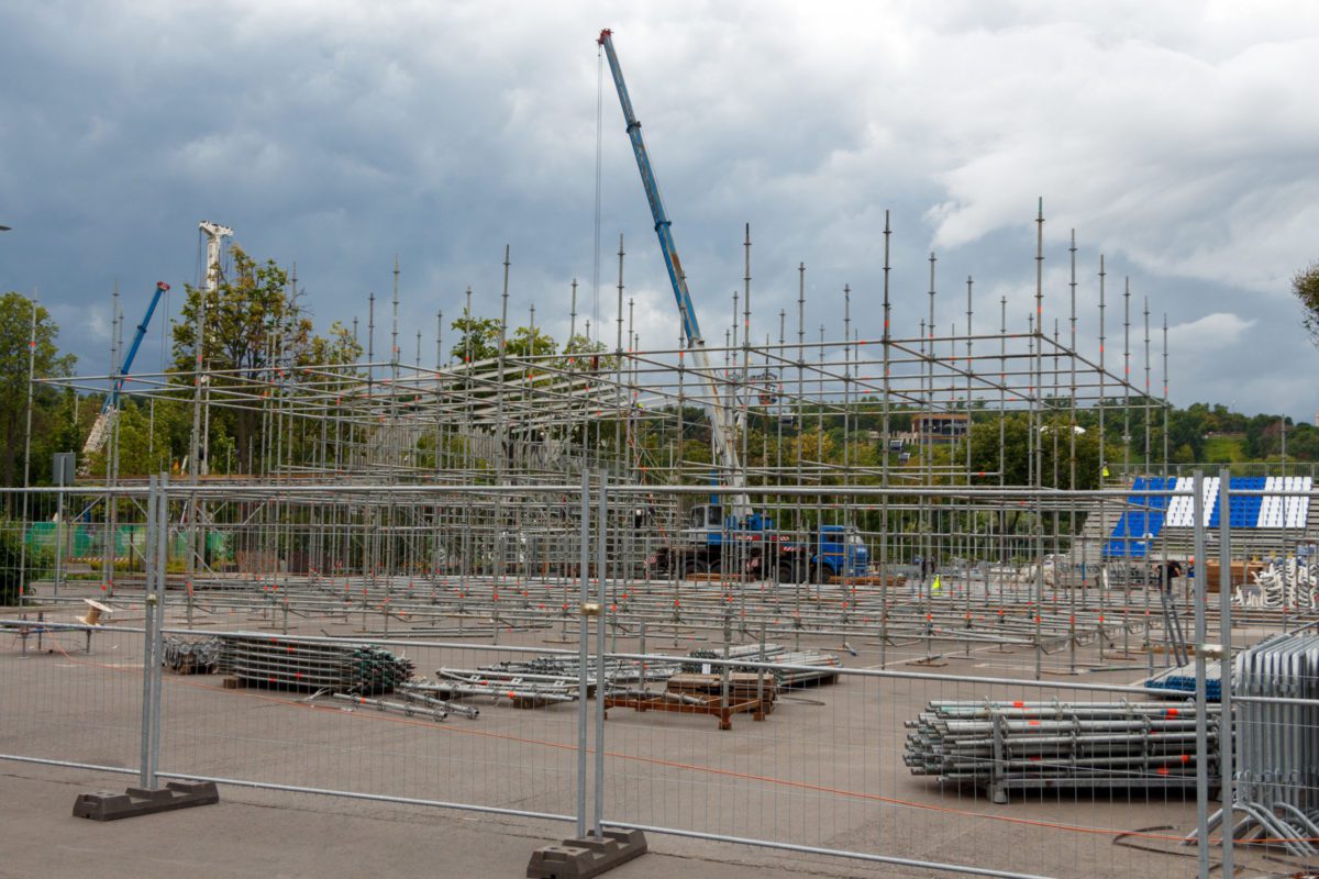 Temporary Fencing for Spectator Safety