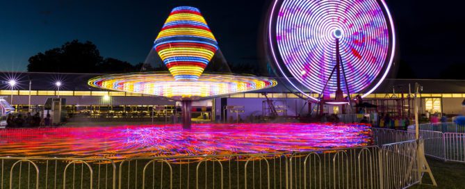 Temporary Fences for Carnivals and Fairs