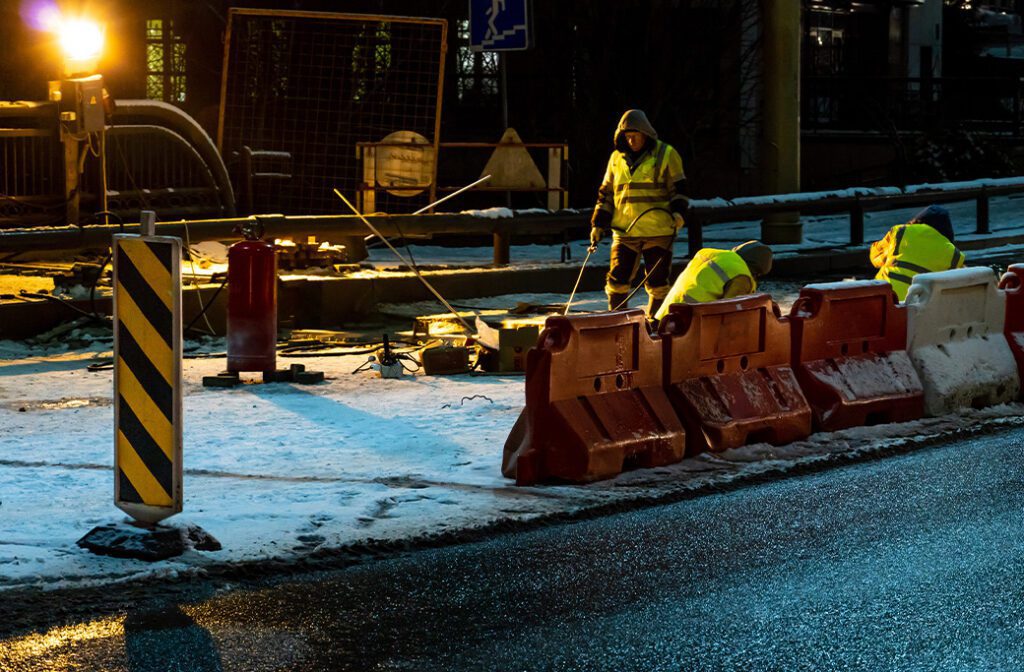 Why Winter Roadwork Requires Extra Safety Measures